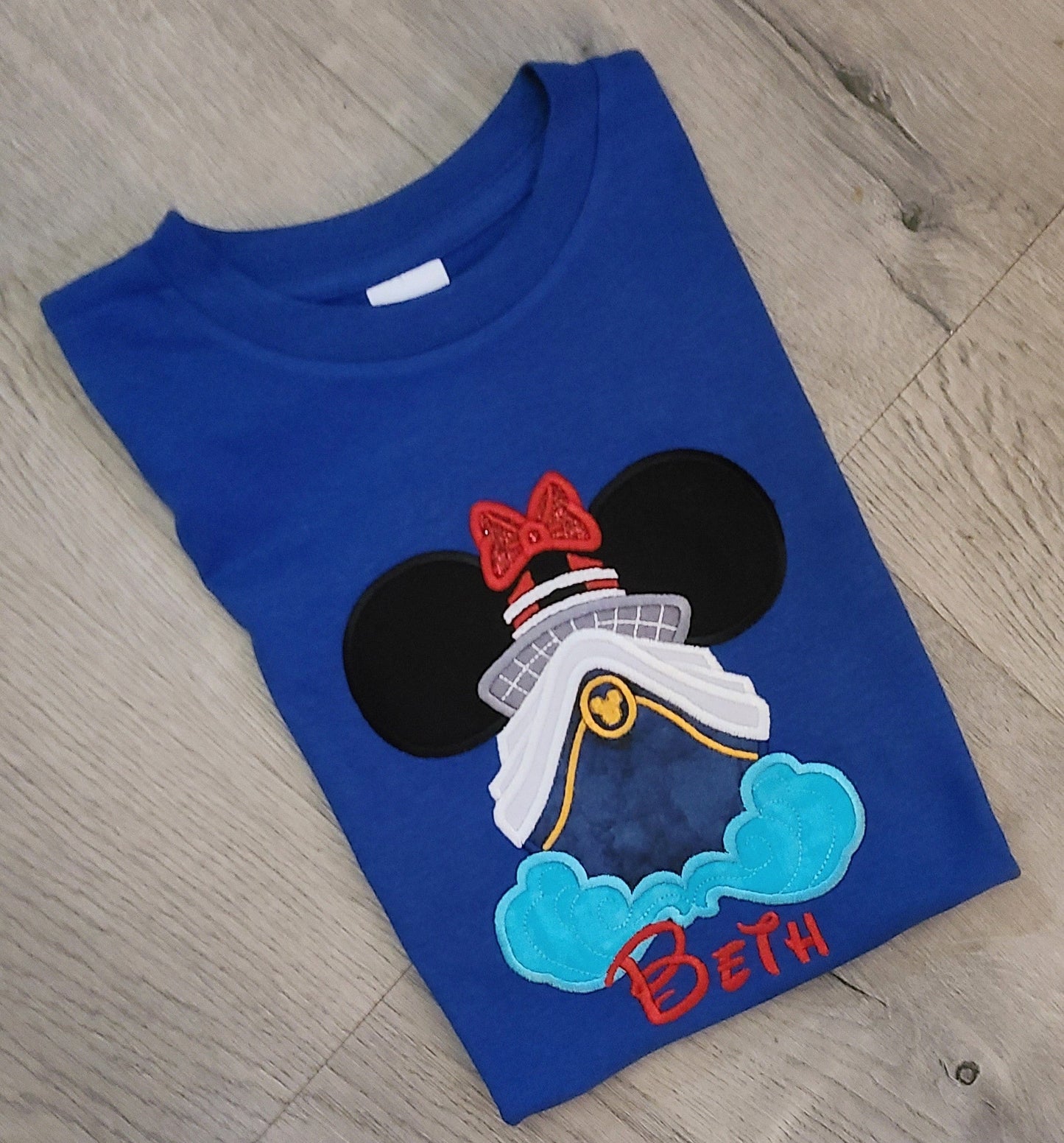 Disney Cruise Vacation Applique Shirt, Cruise Embroidered Custom Kids Shirt, Disney Applique Embroidered T-Shirt, Personalized T-Shirt