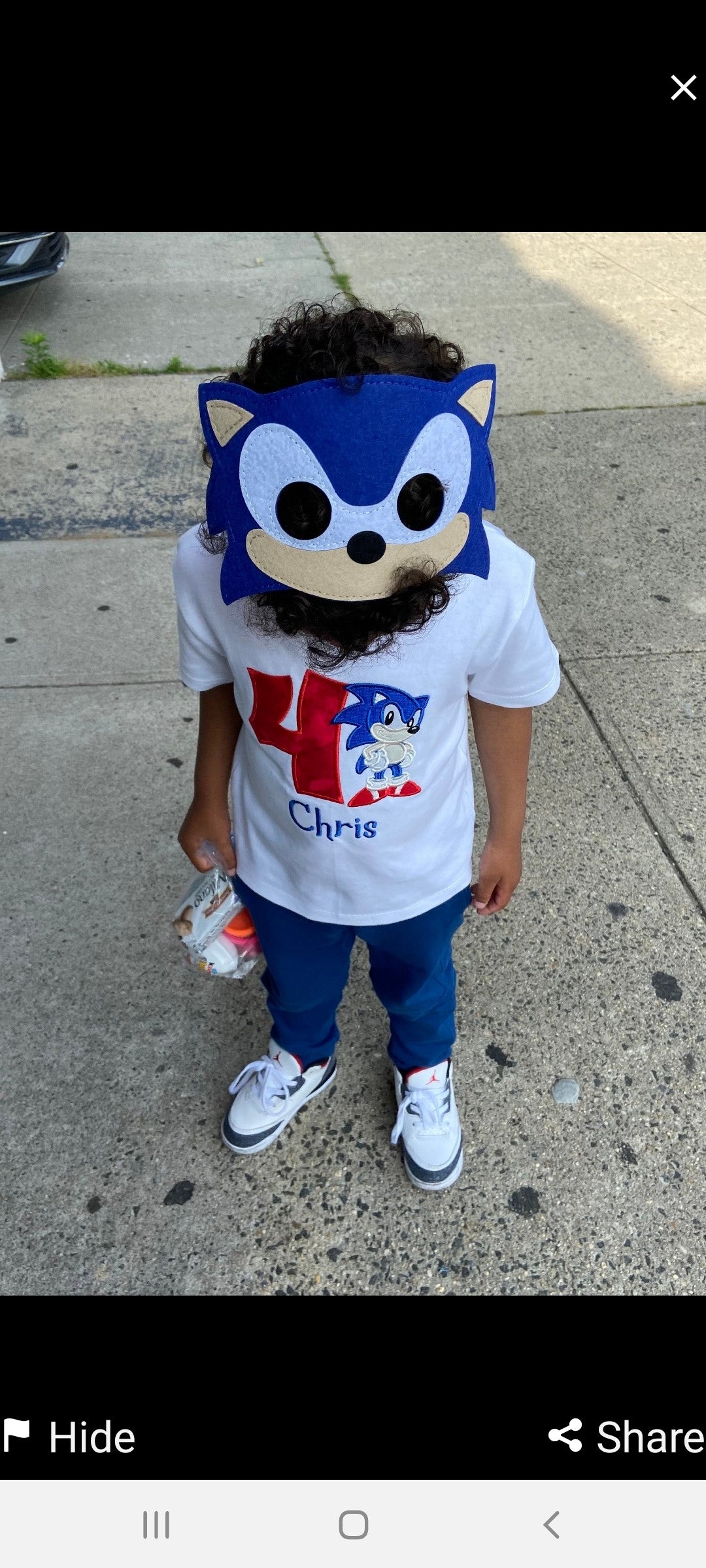 Sonic Birthday Shirt, Hedgehog Custom kids Shirt, Sonic Applique Embroidered T-Shirt, Personalized T-Shirt