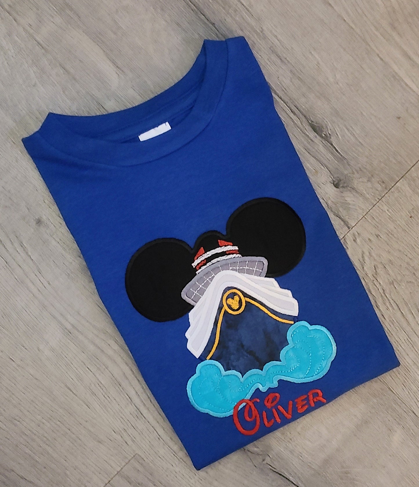 Disney Cruise Applique Shirt, Cruise Embroidered Custom Kids Shirt, Disney Applique Embroidered T-Shirt, Personalized T-Shirt