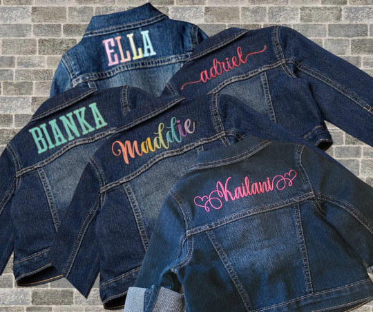 Personalized Denim Jacket, Denim Jacket