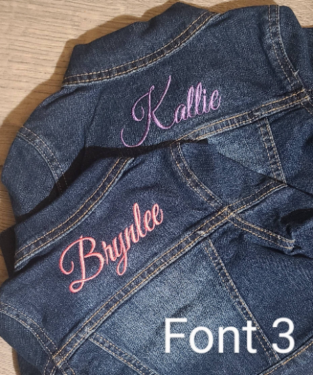 Personalized Denim Jacket, Denim Jacket